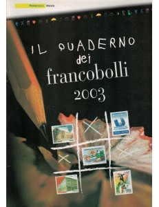 ITALIA 2003 Il quaderno dei francobolli