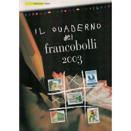 ITALIA 2003 Il quaderno dei francobolli