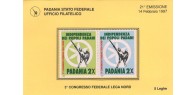 PADANIA STATO FEDERALE 1997 3° Congresso Lega Nord 2v MNH**