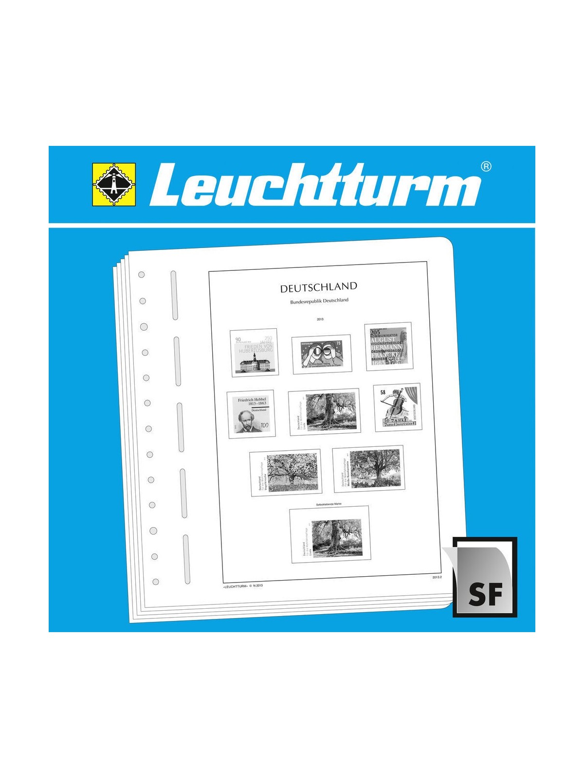 GERMANY BRD 1960-69 Album sheets Leuchtturm us