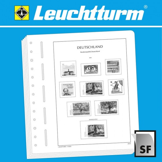 GERMANIA BRD 1985-89 Fogli d'album Leuchtturm us