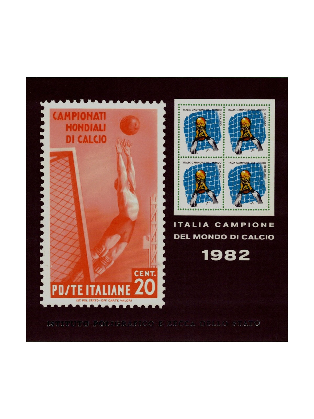 ITALY 1982 Italy World Cup Football Champion m/s MNH**