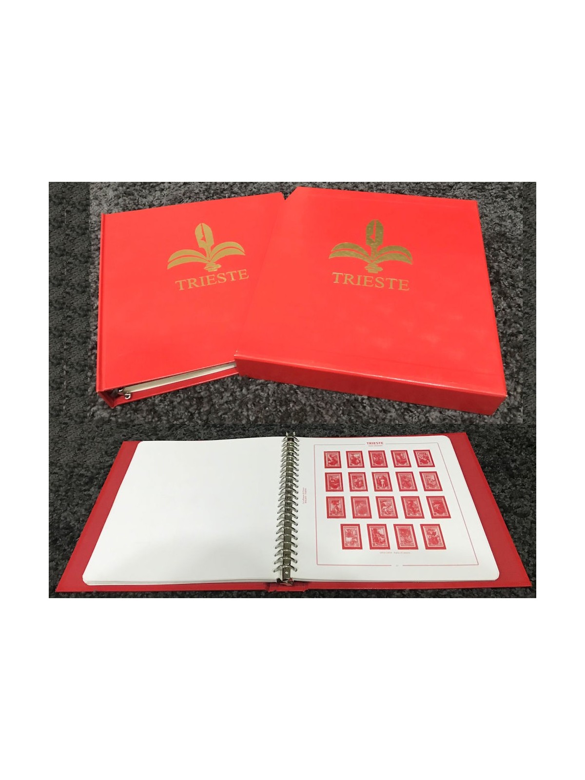 BOLAFFI MILORD Complete Album Trieste A (Binding + Sheets) us