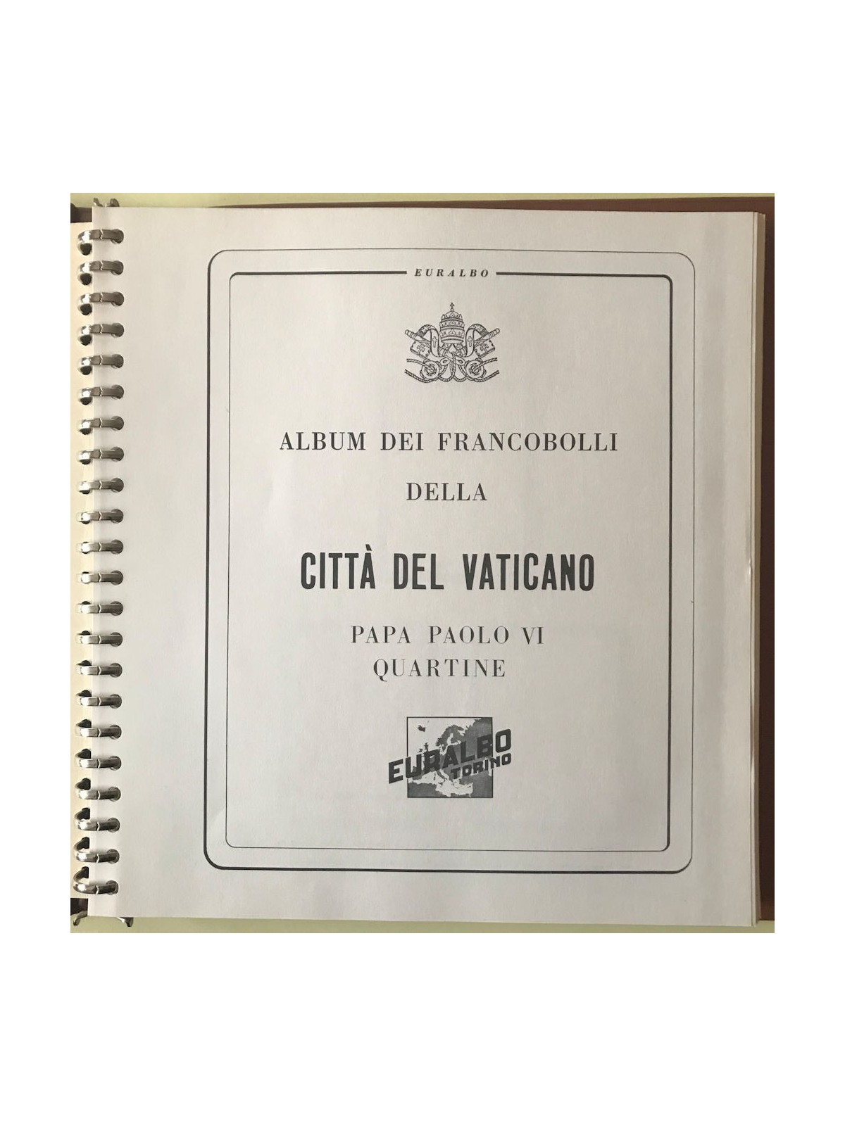 VATICANO 1963-78 Fogli d'album Euralbo per quartine + 2 rilegature us