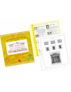 VATICAN 1998 Abafil Accademia album sheets for singles us