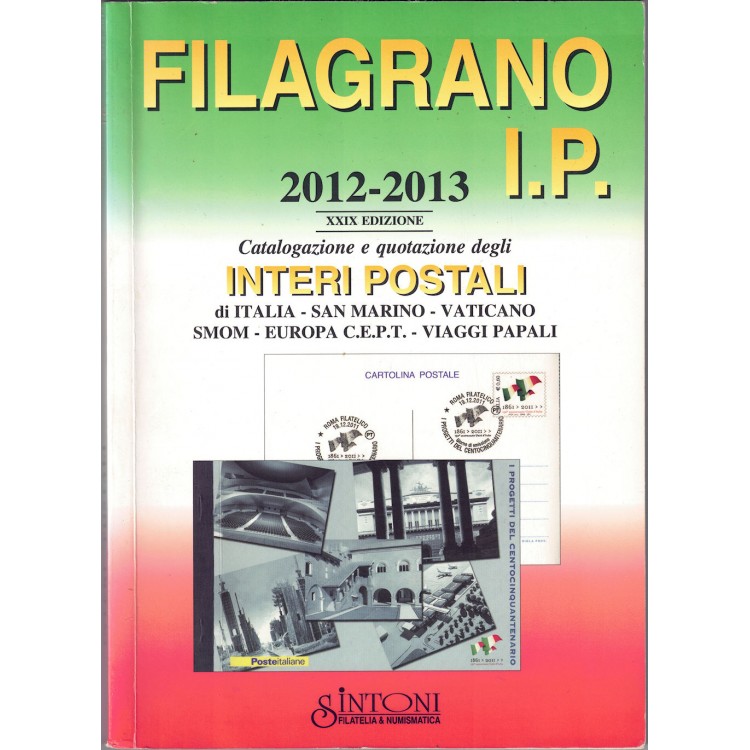 CATALOGO FILAGRANO INTERI POSTALI 2012-13
