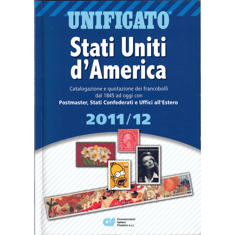 CATALOGO UNIFICATO STATI UNITI D'AMERICA 2011/12