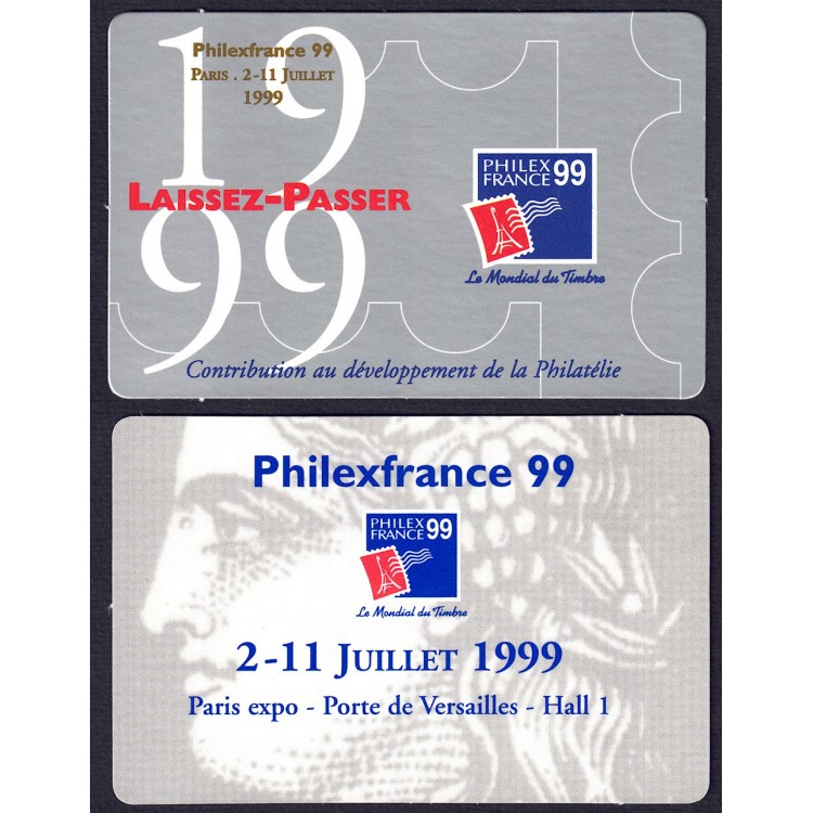 FRANCE 1999 Pass for Philexfrance 99 (2)