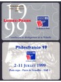FRANCIA 1999 Lasciapassare per Philexfrance 99 (2)