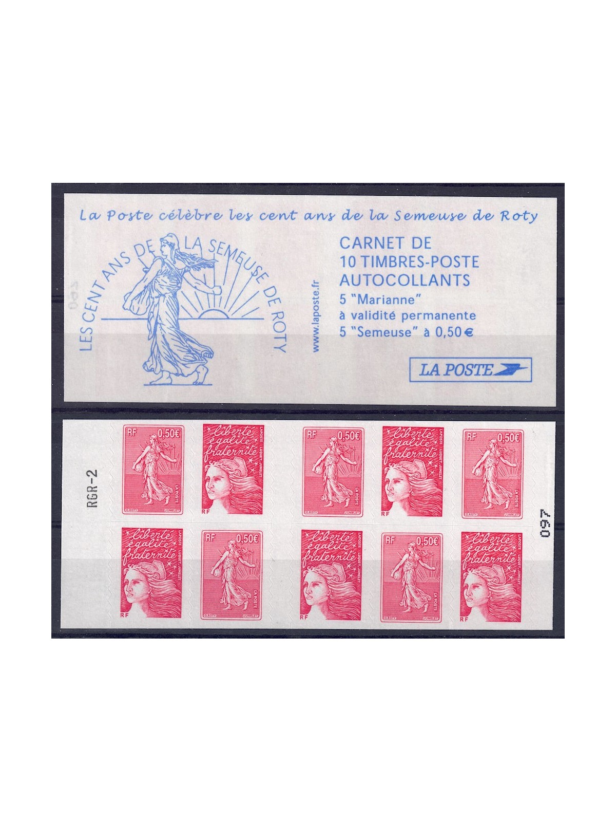FRANCE 2003 Marianne of July 14 booklet MNH**
