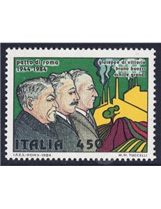 ITALIA 1984 Patto di Roma MNH**