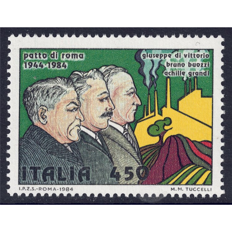 ITALIA 1984 Patto di Roma MNH**