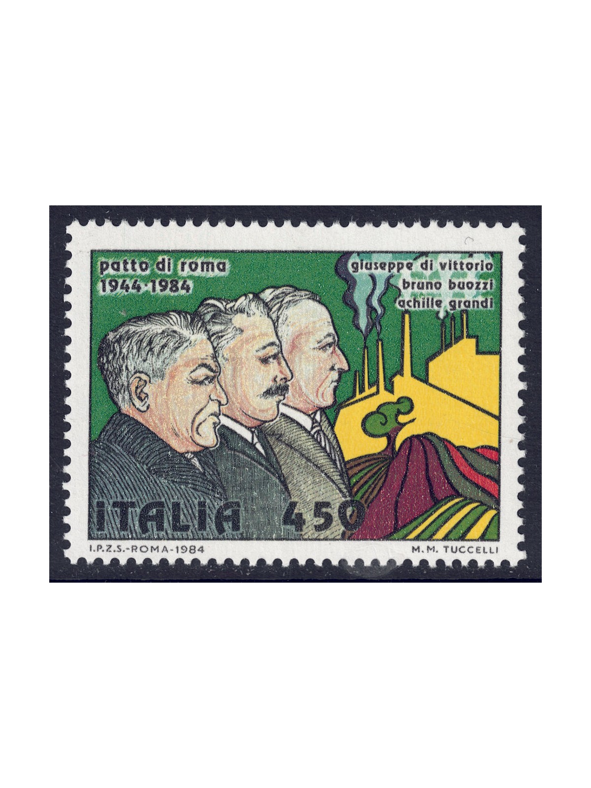 ITALIA 1984 Patto di Roma MNH**