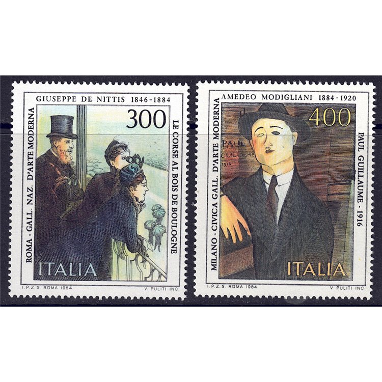 ITALY 1984 Italian Art 2v MNH**