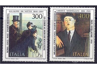 ITALY 1984 Italian Art 2v MNH**