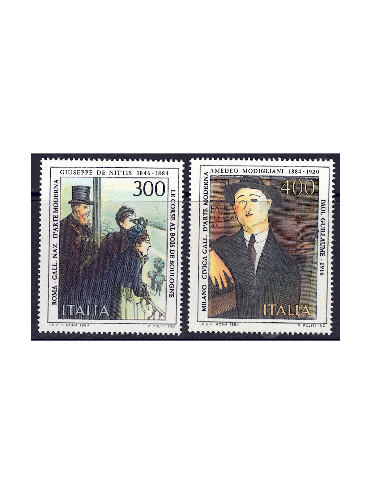 ITALY 1984 Italian Art 2v MNH**