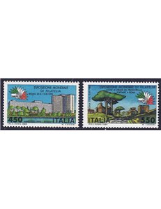 ITALY 1984 Philatelic Exhibition 2v MNH**
