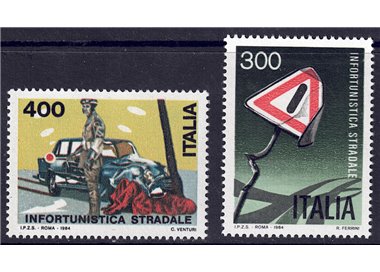 ITALY 1984 Road Accidents 2v MNH**