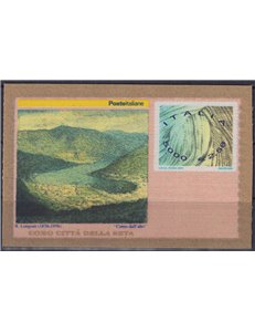 ITALY 2001 Italian Silk Industry FB MNH**