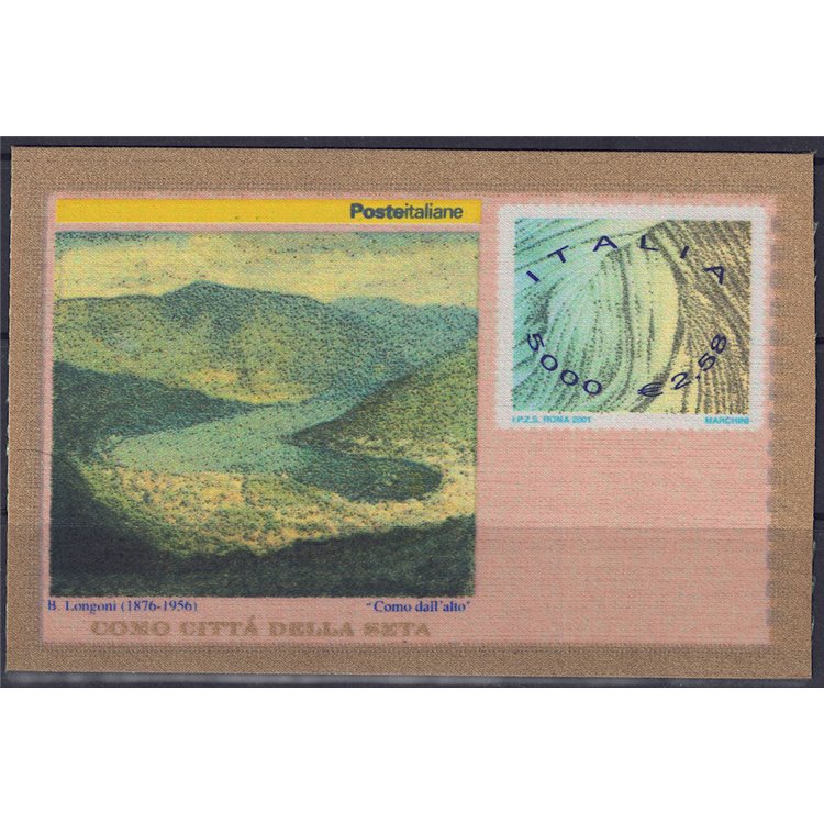 ITALIA 2001 Industria Serica Italiana FB MNH**