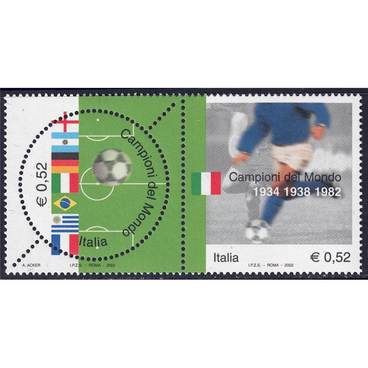 ITALY 2002 World Football Championship 2v MNH**