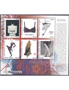 ITALIA 2002 Design italiano BF MNH**