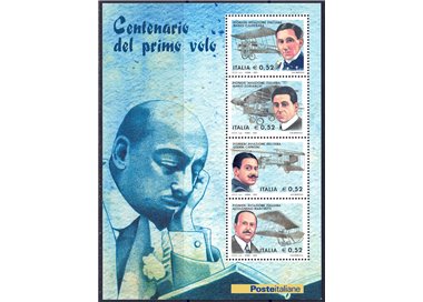 ITALY 2003 Aviation Pioneers s/s MNH**