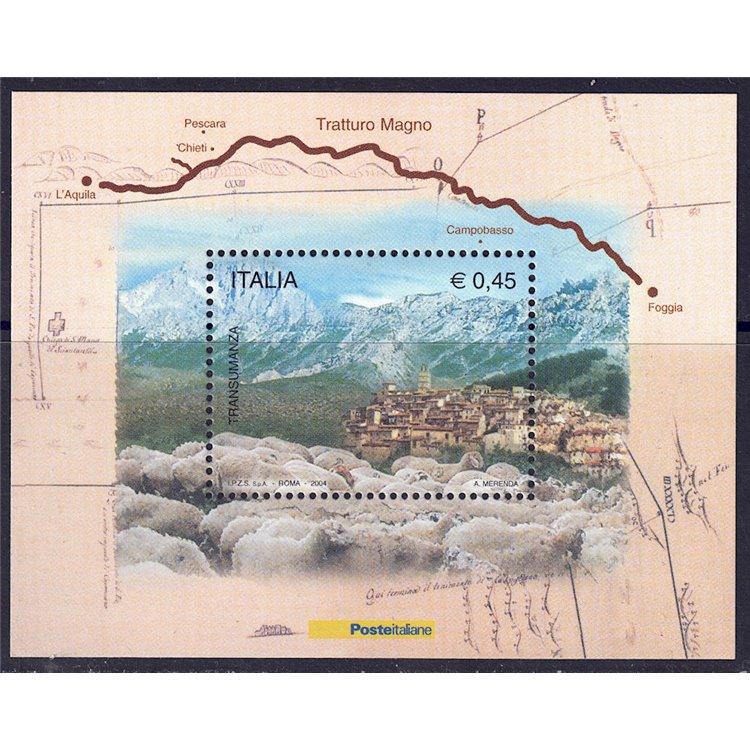 ITALIA 2004 Transumanza BF MNH**