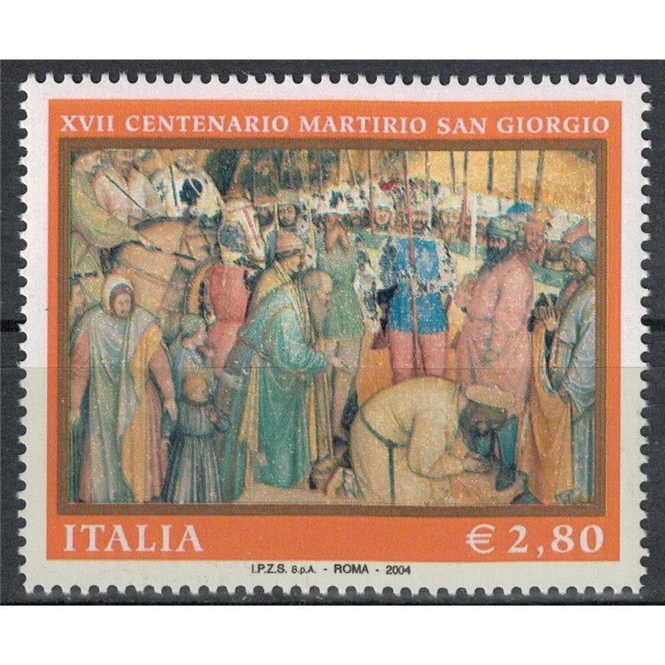 ITALIA 2004 Martirio di San Giorgio MNH**
