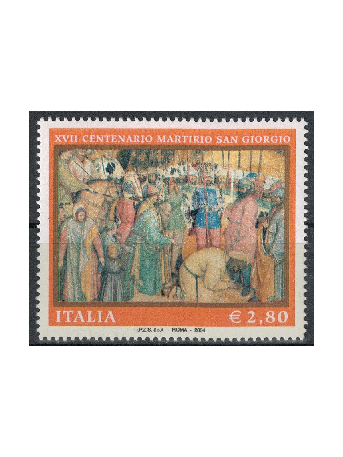 ITALIA 2004 Martirio di San Giorgio MNH**