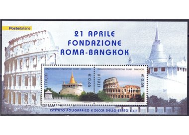 ITALY 2004 Rome and Bangkok Foundation s/s MNH**