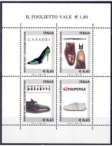 ITALY 2004 Italian Footwear s/s MNH**