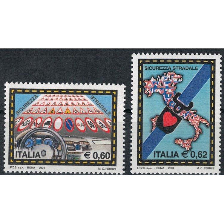 ITALY 2004 Road Safety 2v MNH**