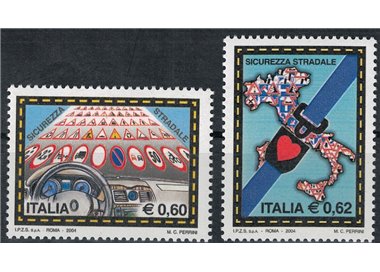 ITALIA 2004 Sicurezza stradale 2v MNH**