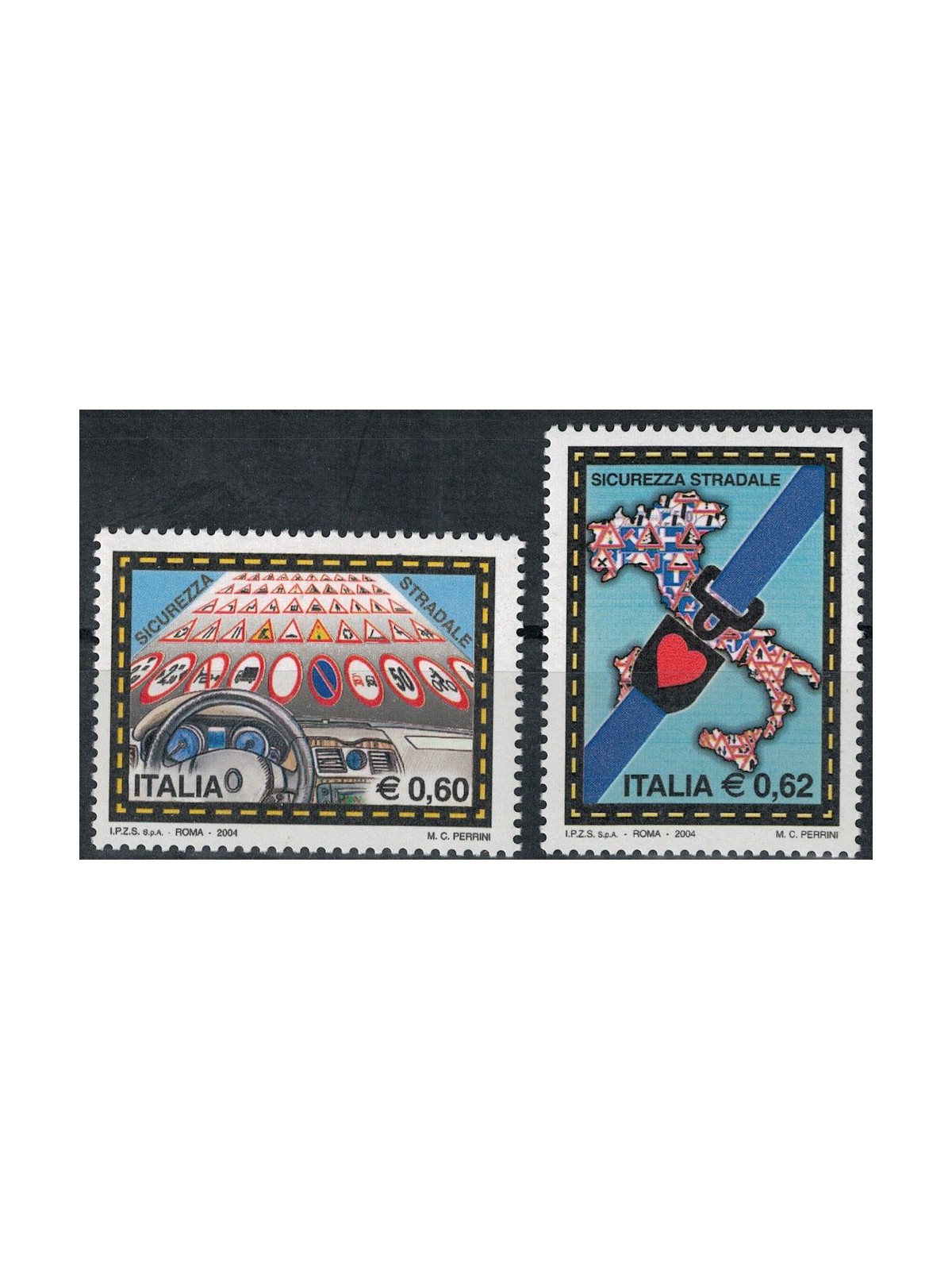 ITALY 2004 Road Safety 2v MNH**