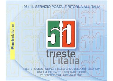 ITALY 2004 Trieste to Italy booklet MNH**