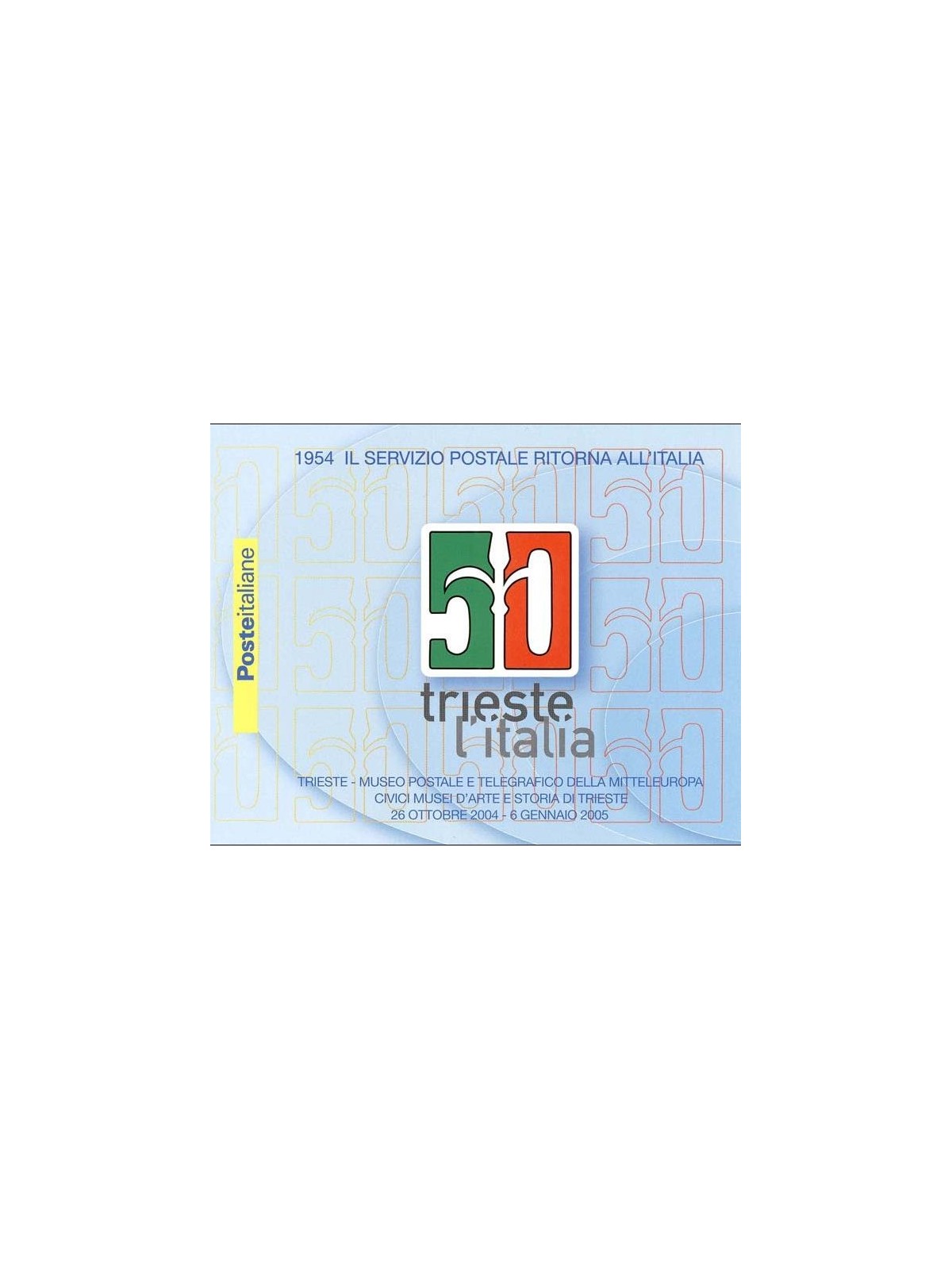 ITALY 2004 Trieste to Italy booklet MNH**