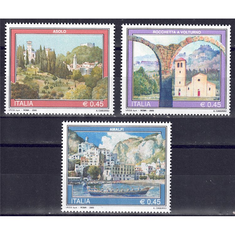 ITALIA 2005 Turismo 3v MNH**