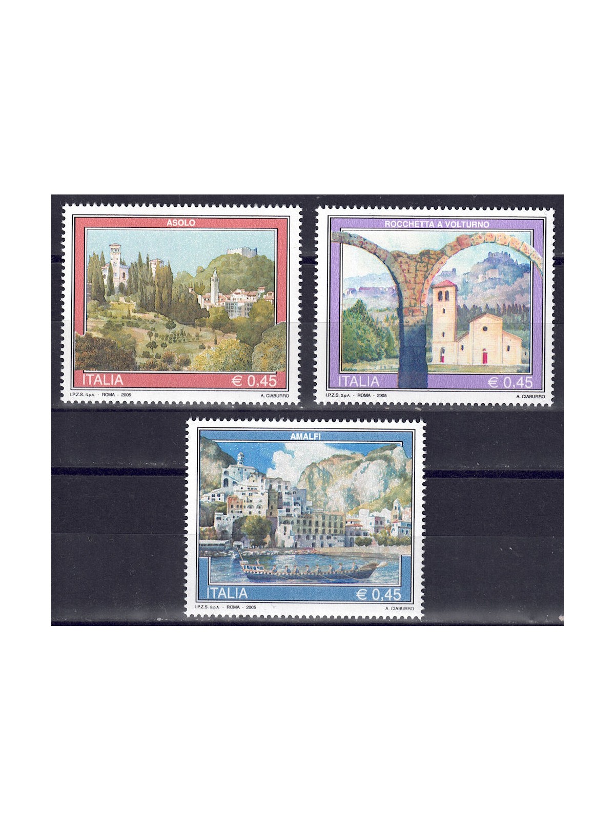 ITALIA 2005 Turismo 3v MNH**