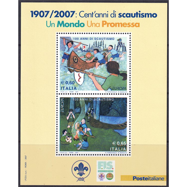 ITALIA 2007 Europa BF MNH**
