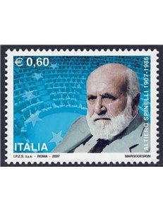 ITALIA 2007 Altiero Spinelli MNH**