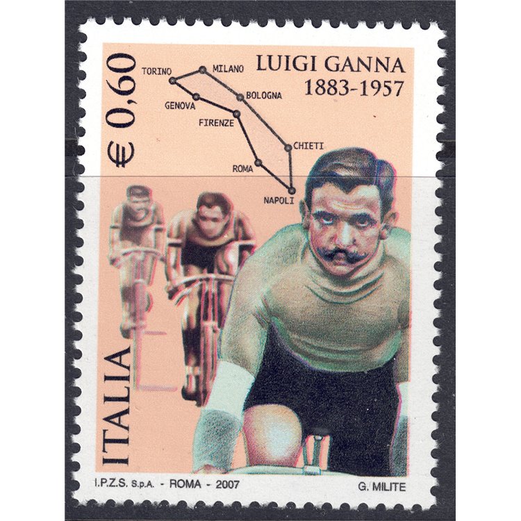ITALIA 2007 Luigi Ganna MNH**