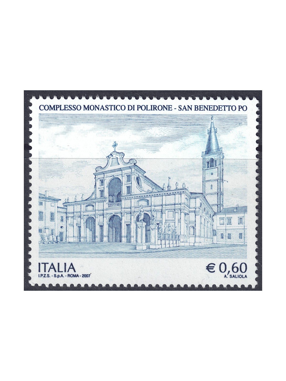 ITALIA 2007 Complesso Monastico di Polirone MNH**