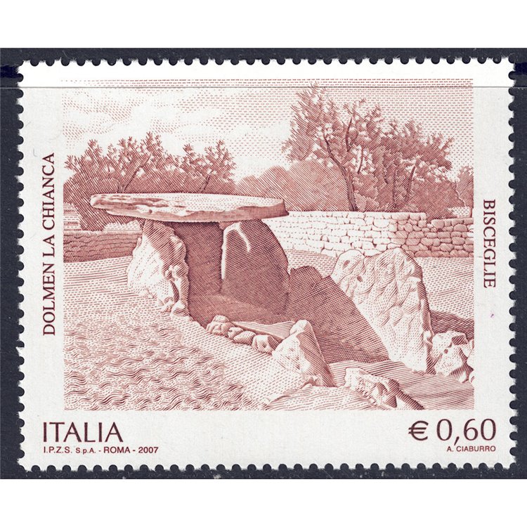 ITALIA 2007 Dolmen la Chianca MNH**