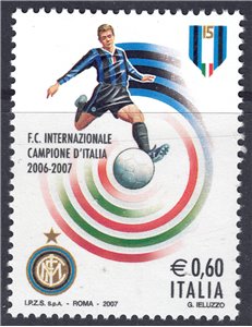 ITALIA 2007 Inter campione d'Italia MNH**