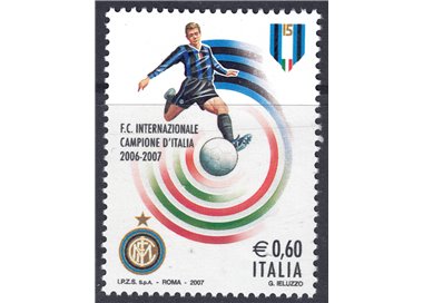 ITALIA 2007 Inter campione d'Italia MNH**