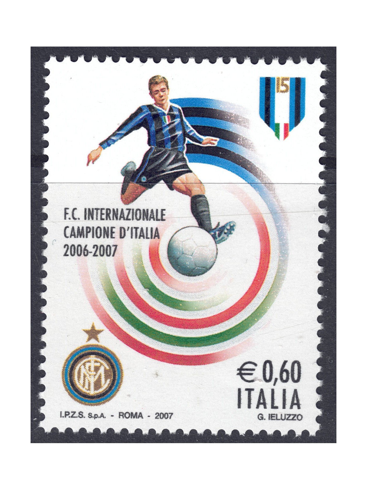 ITALIA 2007 Inter campione d'Italia MNH**
