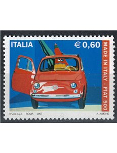 ITALY 2007 Fiat 500 MNH**