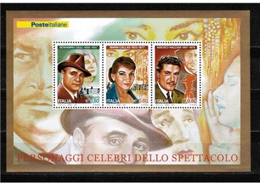ITALIA 2007 Personaggi dello spettacolo BF MNH**