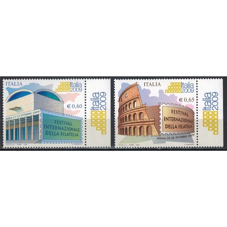 ITALIA 2008 Festival internazionale della filatelia 2v MNH**